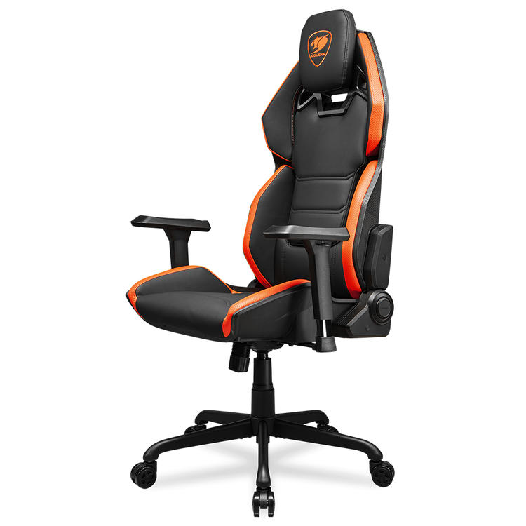 Cougar Hotrod | Chaise de jeu - Dossier multizones - Accoudoir réglable en 3D - Orange-SONXPLUS Rivière-du-Loup