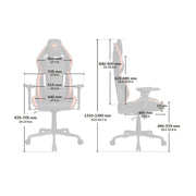 Cougar Hotrod | Chaise de jeu - Dossier multizones - Accoudoir réglable en 3D - Orange-SONXPLUS Rivière-du-Loup