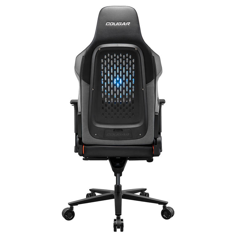 Cougar NxSys Aero | Chaise de jeu - Ventilateur de 200mm intégré - Siège baquet festonné - Orange-SONXPLUS Rivière-du-Loup
