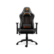 Cougar Outrider | Chaise de jeu - Inclinaison jusqu'à 180 degrés - Logo brodé - Noir-SONXPLUS Rivière-du-Loup