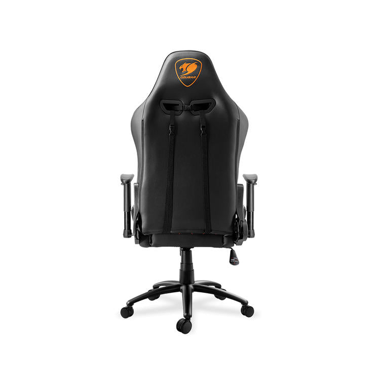 Cougar Outrider | Chaise de jeu - Inclinaison jusqu'à 180 degrés - Logo brodé - Noir-SONXPLUS Rivière-du-Loup