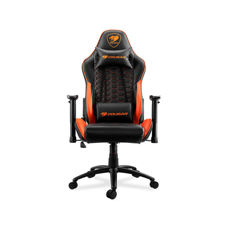 Cougar Outrider | Chaise de jeu - Inclinaison jusqu'à 180 degrés - Logo brodé - Orange-SONXPLUS Rivière-du-Loup