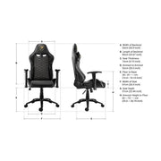Cougar Outrider | Chaise de jeu - Inclinaison jusqu'à 180 degrés - Logo brodé - Royal-SONXPLUS Rivière-du-Loup