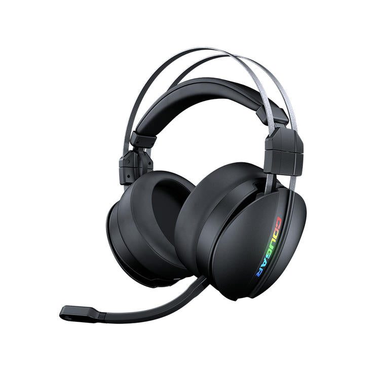 Cougar Omnes Essential | Casque de jeu sans fil - Microphone intégré - Éclairage RGB - Noir-SONXPLUS Rivière-du-Loup