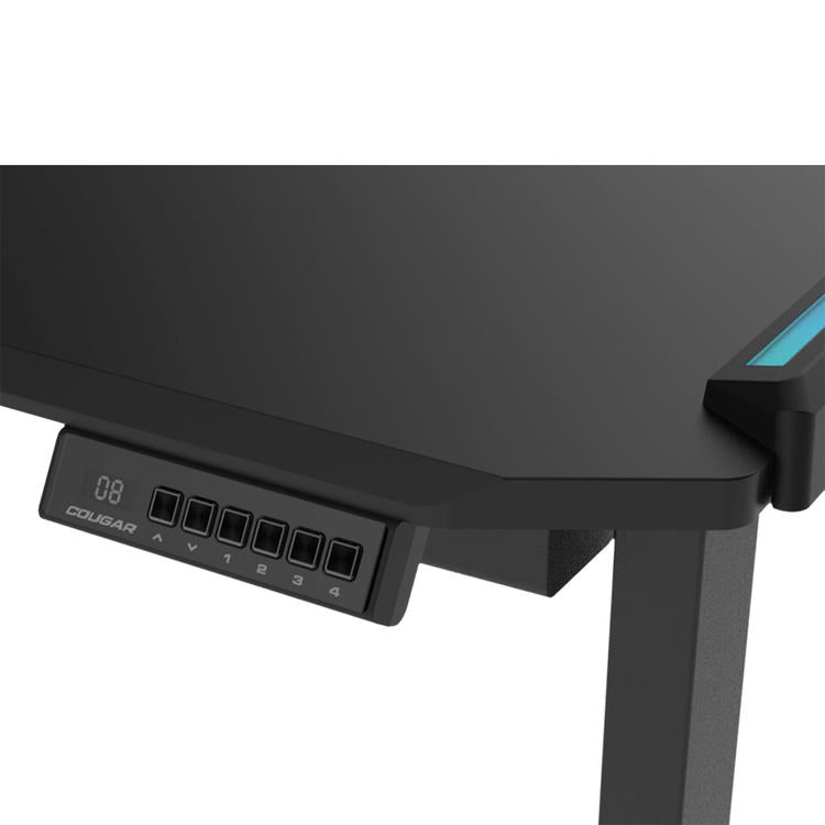 Cougar E-Deimus 120 | Table de jeu électrique - Ports intégrés - Éclairage RVB - Noir-SONXPLUS Rivière-du-Loup