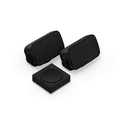 Sonos | Ensemble extérieur - Amp avec 2 Haut-parleurs Outdoor par Sonos et Sonance - Noir-SONXPLUS Rivière-du-Loup