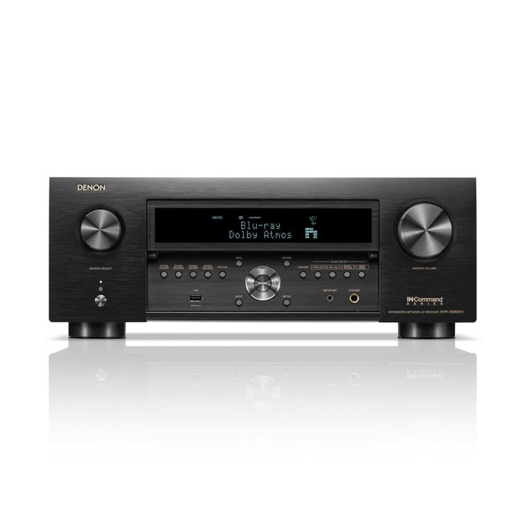 Denon AVRX6800H | Récepteur AV 11.4 canaux - Cinéma maison - 3D - 8K - HEOS - Noir-SONXPLUS Rivière-du-Loup