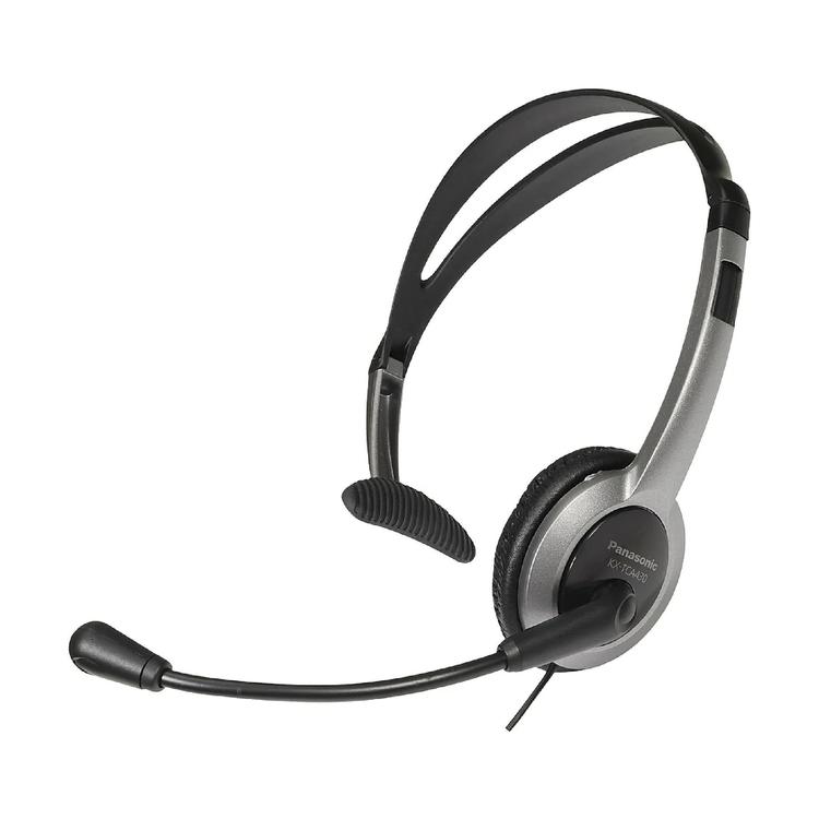Panasonic KXTCA430S | Casque téléphonique - Microphone flexible - Réversible Gauche/Droite-SONXPLUS Rivière-du-Loup