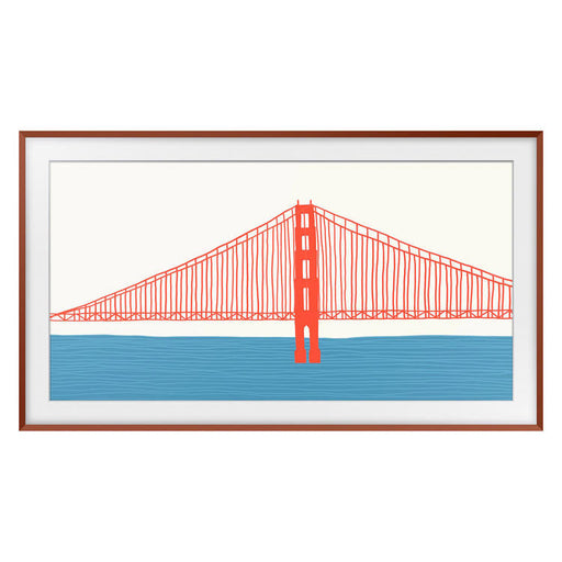 Samsung VG-SCFA55TRCZA | Contour pour téléviseur 55" The Frame - Rouge Brique-SONXPLUS Rivière-du-Loup