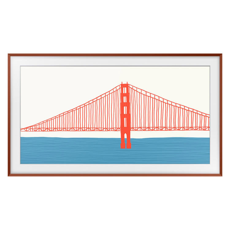 Samsung VG-SCFA65TRCZA | Contour pour téléviseur 65" The Frame - Rouge Brique-SONXPLUS Rivière-du-Loup