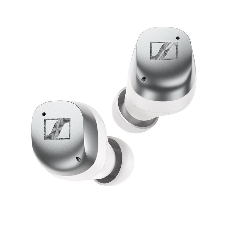 Sennheiser MOMENTUM True Wireless 4 | Écouteurs intra-auriculaires - Sans fil - Réduction adaptative du bruit - Blanc/Argent-SONXPLUS Rivière-du-Loup