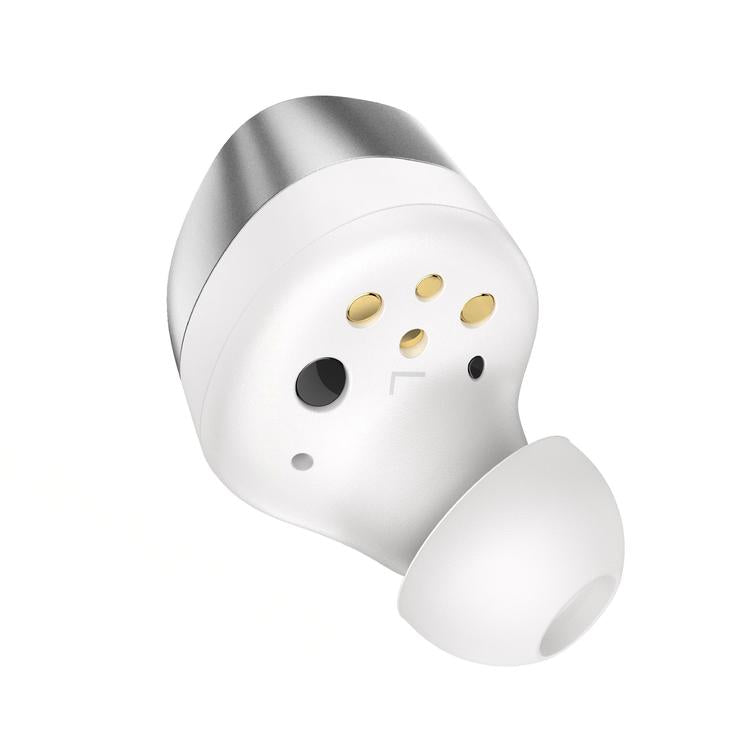 Sennheiser MOMENTUM True Wireless 4 | Écouteurs intra-auriculaires - Sans fil - Réduction adaptative du bruit - Blanc/Argent-SONXPLUS Rivière-du-Loup
