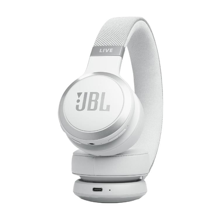 JBL Live 670NC | Écouteurs circum-auriculaires - Sans fil - Bluetooth - Blanc-SONXPLUS Rivière-du-Loup