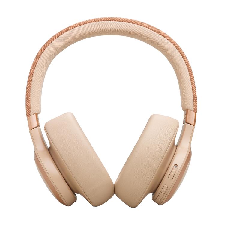 JBL Live 770NC | Écouteurs circum-auriculaires - Sans fil - Bluetooth - Sable-SONXPLUS Rivière-du-Loup