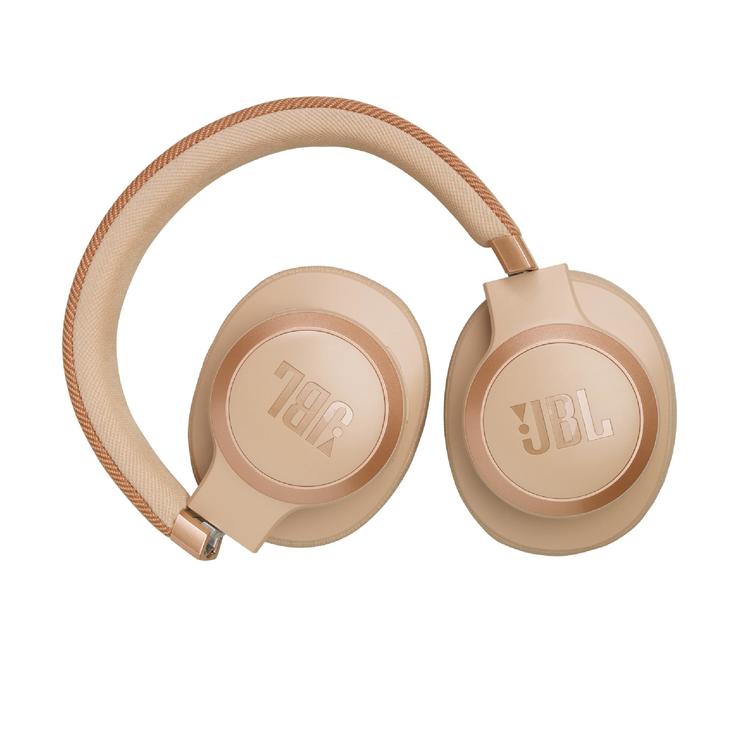 JBL Live 770NC | Écouteurs circum-auriculaires - Sans fil - Bluetooth - Sable-SONXPLUS Rivière-du-Loup