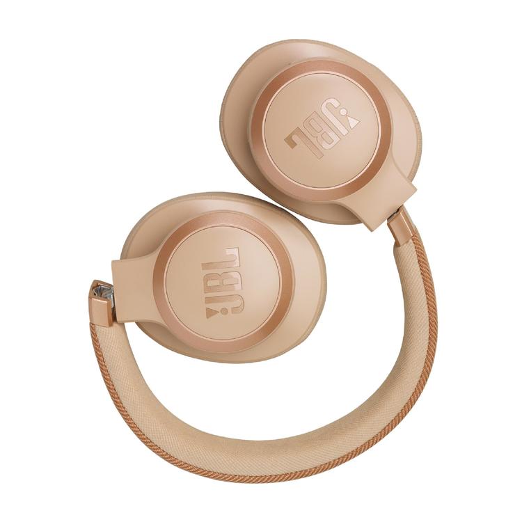 JBL Live 770NC | Écouteurs circum-auriculaires - Sans fil - Bluetooth - Sable-SONXPLUS Rivière-du-Loup