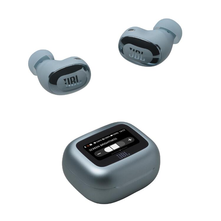 JBL Live Buds 3 | Écouteurs intra-auriculaires - Écran tactile LED 1,45" - Bluetooth - Bleu-SONXPLUS Rivière-du-Loup