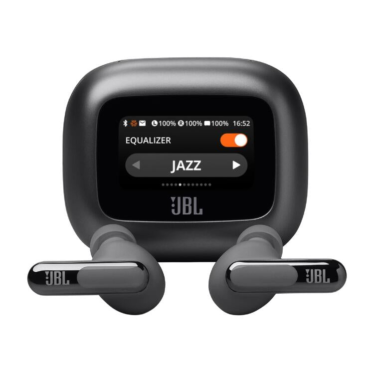 JBL Live Beam 3 | Écouteurs intra-auriculaires - Écran tactile LED 1,45" - Noir-SONXPLUS Rivière-du-Loup
