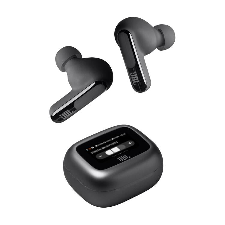 JBL Live Beam 3 | Écouteurs intra-auriculaires - Écran tactile LED 1,45" - Noir-SONXPLUS Rivière-du-Loup