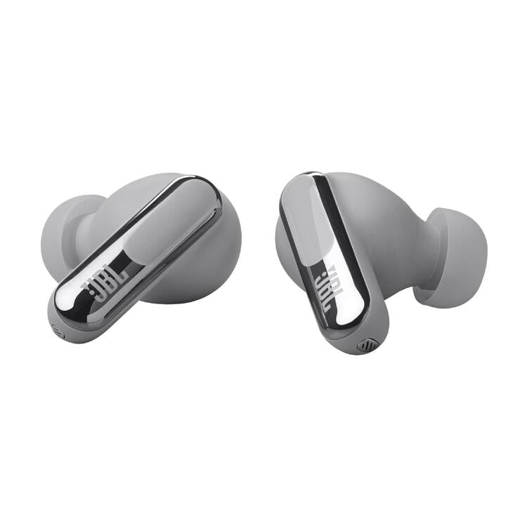 JBL Live Beam 3 | Écouteurs intra-auriculaires - Écran tactile LED 1,45" - Argent-SONXPLUS Rivière-du-Loup