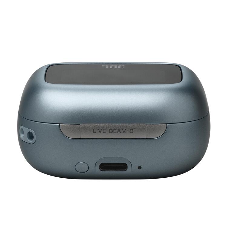 JBL Live Beam 3 | Écouteurs intra-auriculaires - Écran tactile LED 1,45" - Bleu-SONXPLUS Rivière-du-Loup