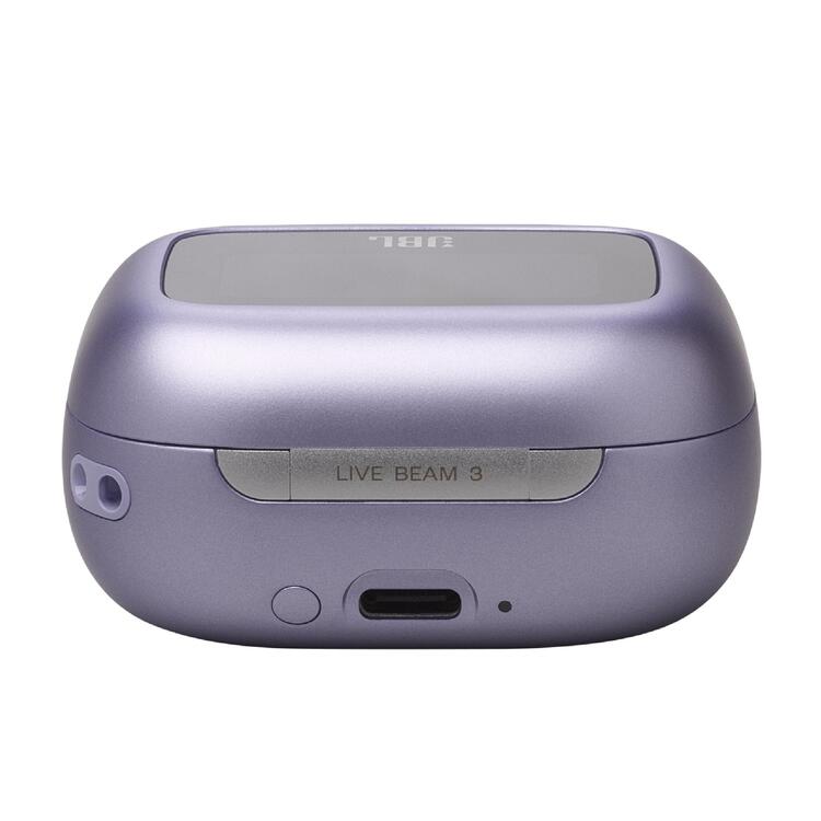JBL Live Beam 3 | Écouteurs intra-auriculaires - Écran tactile LED 1,45" - Mauve-SONXPLUS Rivière-du-Loup