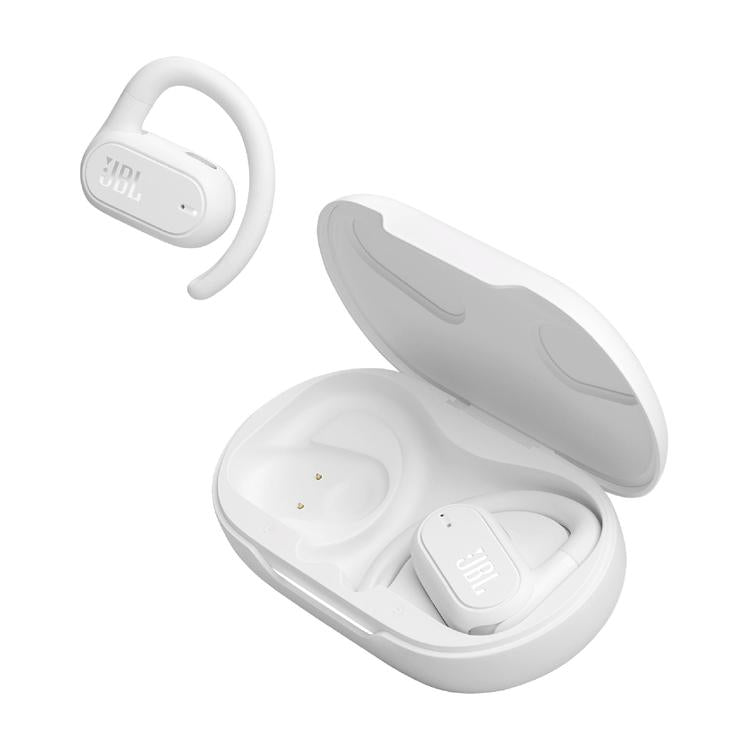 JBL Soundgear Sense | Écouteurs sportifs à conduction - Bluetooth - Blanc-SONXPLUS Rivière-du-Loup