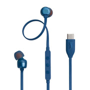 JBL Tune 310C | Écouteurs intra-auriculaires - Filaire - USB-C - Télécommande 3 boutons - Bleu-SONXPLUS Rivière-du-Loup