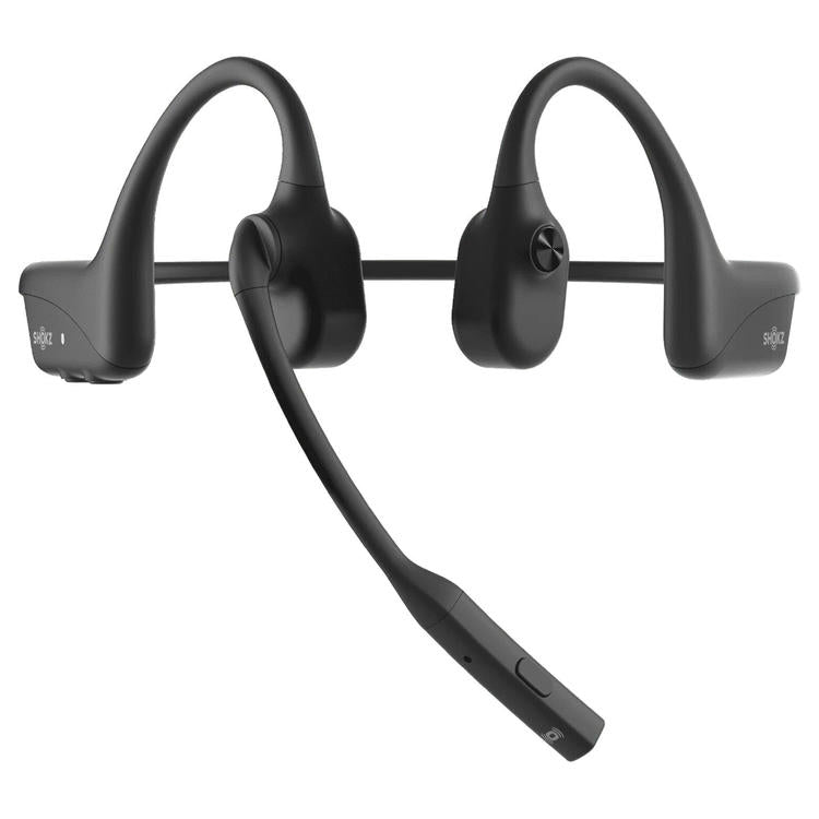 SHOKZ OpenComm2 USB-A | Écouteurs à conduction osseuse - Bluetooth - Adaptateur USB-A - Microphone - Noir-SONXPLUS Rivière-du-Loup