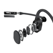SHOKZ OpenComm2 USB-C | Écouteurs à conduction osseuse - Bluetooth - Adaptateur USB-C - Microphone - Noir-SONXPLUS Rivière-du-Loup