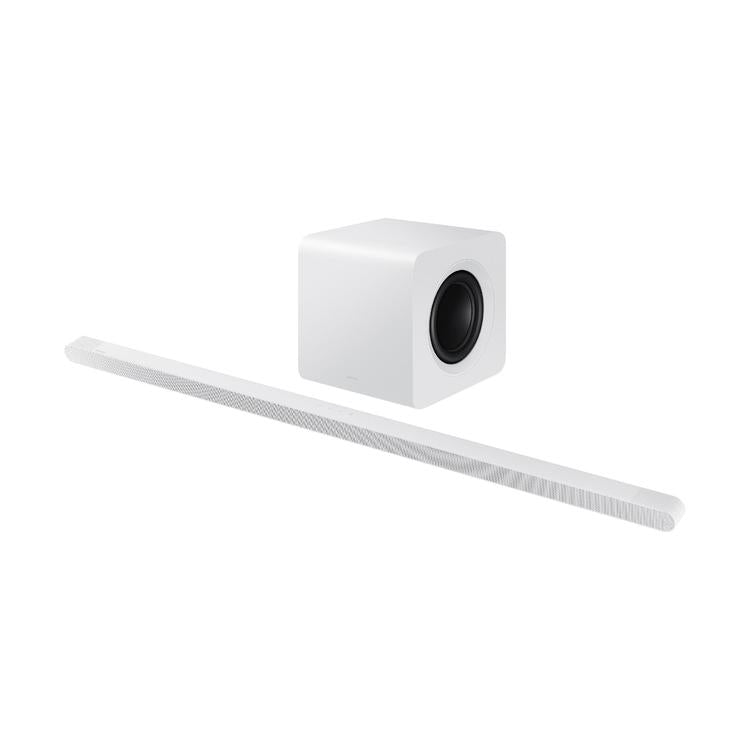 Samsung HW-S801D | Barre de son ultra slim - 3.1.2 canaux - Caisson de graves sans fil - 330W - Dolby Atmos - Bluetooth - Blanc-SONXPLUS Rivière-du-Loup