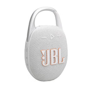 JBL Clip 5 | Haut-parleur à mousqueton portable - Bluetooth - IP67 - Blanc-SONXPLUS Rivière-du-Loup