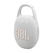 JBL Clip 5 | Haut-parleur à mousqueton portable - Bluetooth - IP67 - Blanc-SONXPLUS Rivière-du-Loup