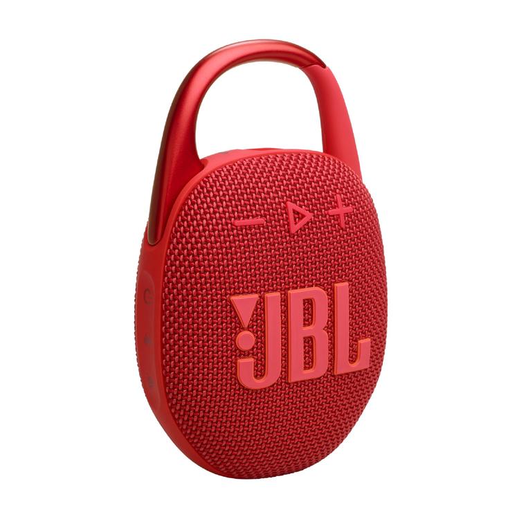 JBL Clip 5 | Haut-parleur à mousqueton portable - Bluetooth - IP67 - Rouge-SONXPLUS Rivière-du-Loup