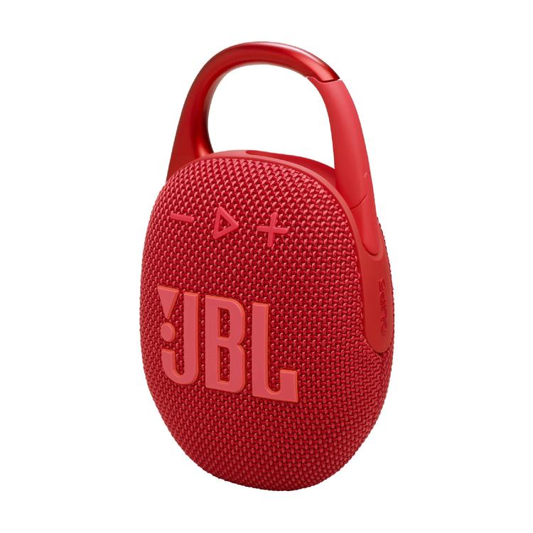 JBL Clip 5 | Haut-parleur à mousqueton portable - Bluetooth - IP67 - Rouge-SONXPLUS Rivière-du-Loup