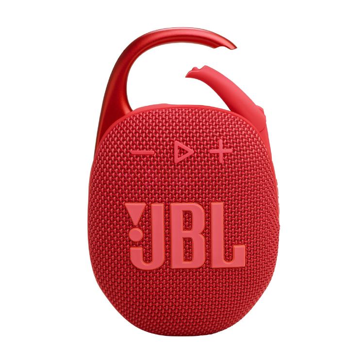 JBL Clip 5 | Haut-parleur à mousqueton portable - Bluetooth - IP67 - Rouge-SONXPLUS Rivière-du-Loup