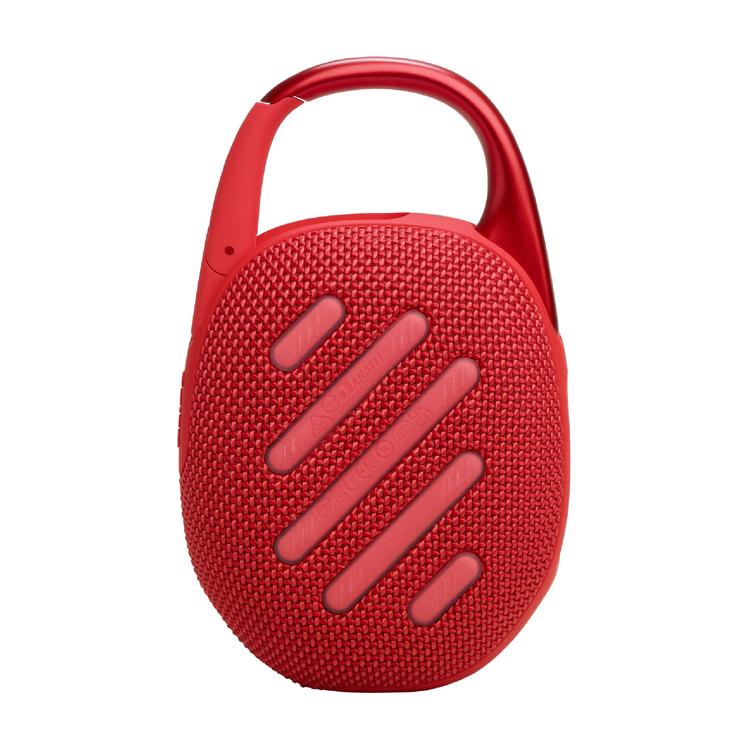 JBL Clip 5 | Haut-parleur à mousqueton portable - Bluetooth - IP67 - Rouge-SONXPLUS Rivière-du-Loup