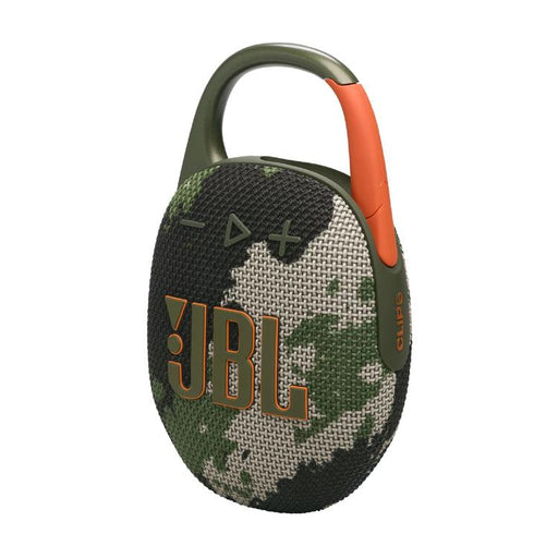 JBL Clip 5 | Haut-parleur à mousqueton portable - Bluetooth - IP67 - Camouflage-SONXPLUS Rivière-du-Loup