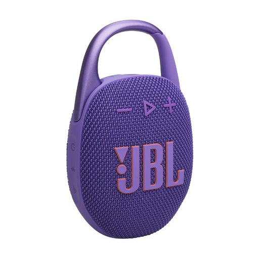 JBL Clip 5 | Haut-parleur à mousqueton portable - Bluetooth - IP67 - Mauve-SONXPLUS Rivière-du-Loup