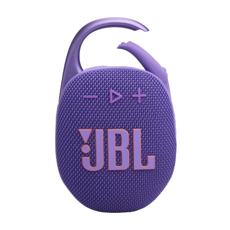 JBL Clip 5 | Haut-parleur à mousqueton portable - Bluetooth - IP67 - Mauve-SONXPLUS Rivière-du-Loup