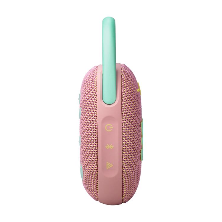 JBL Clip 5 | Haut-parleur à mousqueton portable - Bluetooth - IP67 - Rose-SONXPLUS Rivière-du-Loup