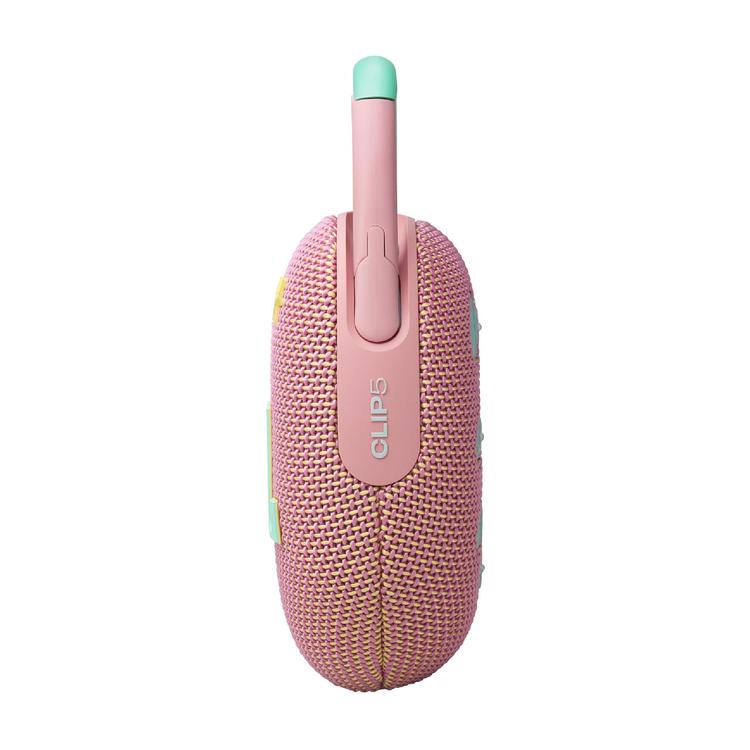 JBL Clip 5 | Haut-parleur à mousqueton portable - Bluetooth - IP67 - Rose-SONXPLUS Rivière-du-Loup