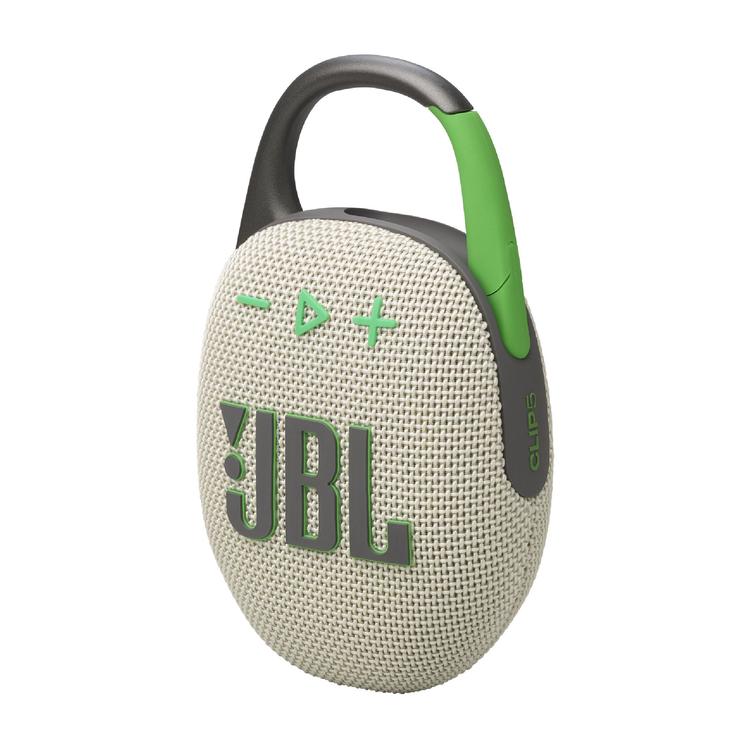 JBL Clip 5 | Haut-parleur à mousqueton portable - Bluetooth - IP67 - Sable-SONXPLUS Rivière-du-Loup
