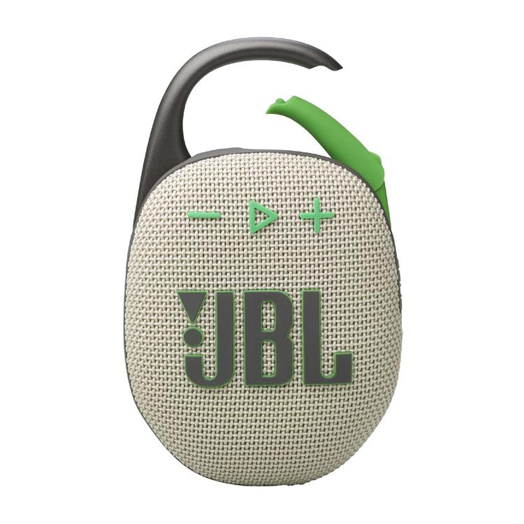 JBL Clip 5 | Haut-parleur à mousqueton portable - Bluetooth - IP67 - Sable-SONXPLUS Rivière-du-Loup