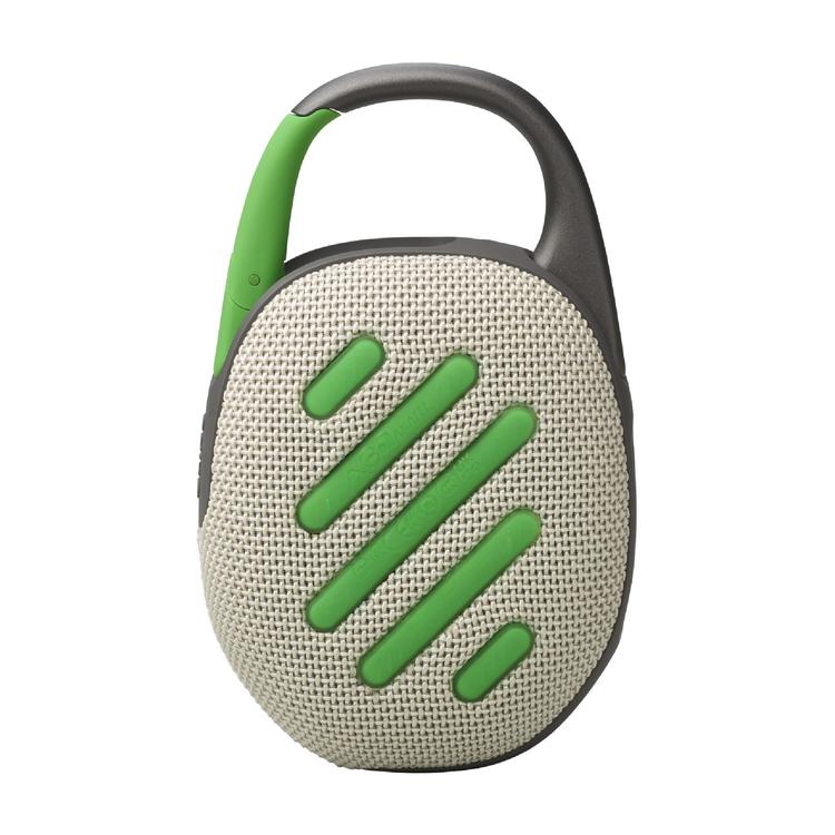 JBL Clip 5 | Haut-parleur à mousqueton portable - Bluetooth - IP67 - Sable-SONXPLUS Rivière-du-Loup