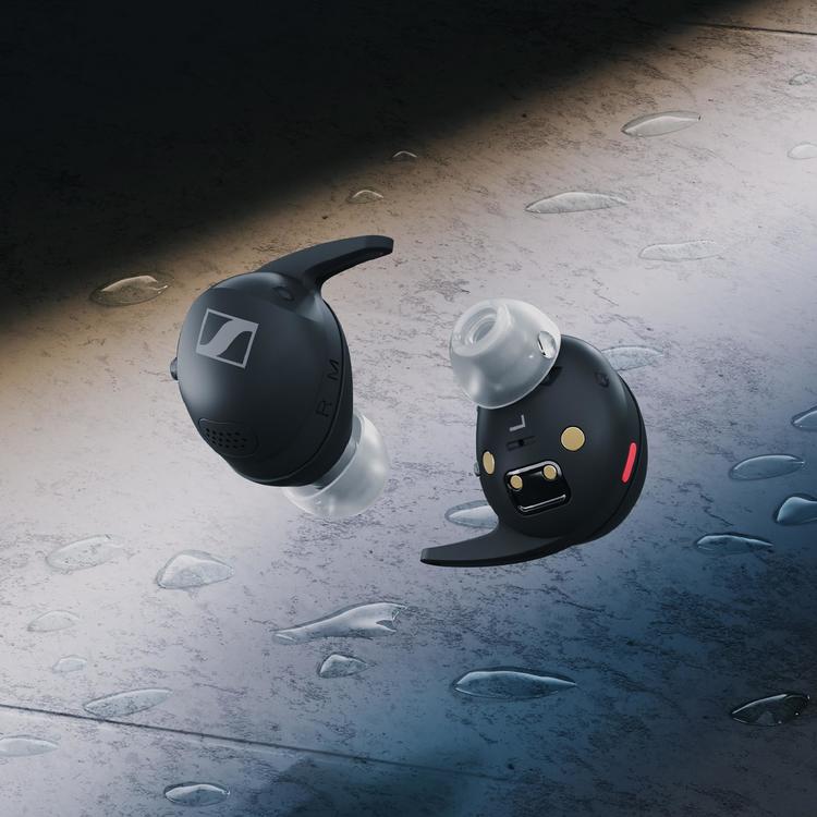 Sennheiser Momentum Sport | Écouteurs intra-auriculaires - Sans fil - Réduction active du bruit - Noir-SONXPLUS Rivière-du-Loup