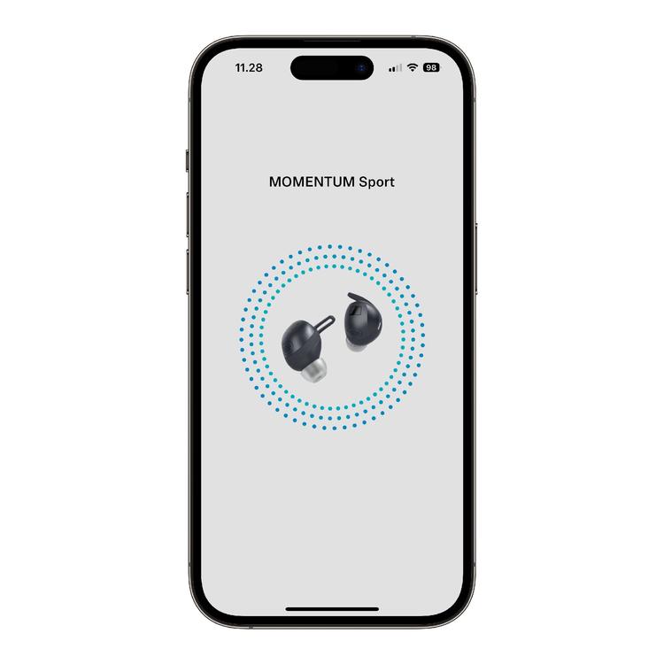 Sennheiser Momentum Sport | Écouteurs intra-auriculaires - Sans fil - Réduction active du bruit - Noir-SONXPLUS Rivière-du-Loup