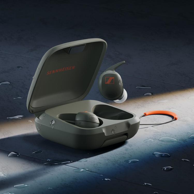 Sennheiser Momentum Sport | Écouteurs intra-auriculaires - Sans fil - Réduction active du bruit - Olive-SONXPLUS Rivière-du-Loup