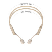 SHOKZ OpenRun Pro Mini | Écouteurs à conduction osseuse - Sport - Bluetooth - 10 Heures d'autonomie - Beige-SONXPLUS Rivière-du-Loup