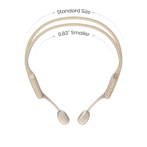 SHOKZ OpenRun Pro Mini | Écouteurs à conduction osseuse - Sport - Bluetooth - 10 Heures d'autonomie - Beige-SONXPLUS Rivière-du-Loup